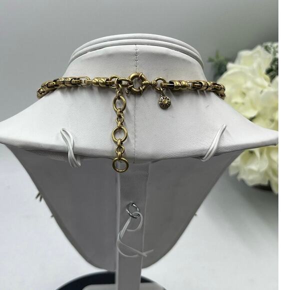 J. Crew Iridescent Dark Purple Green Rhinestone Spear Dangles Bib Necklace - Picture 7 of 9